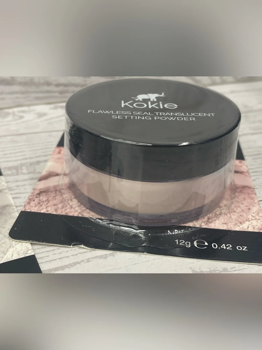 Kokie Flawless Seal Translucent Setting Powder pink